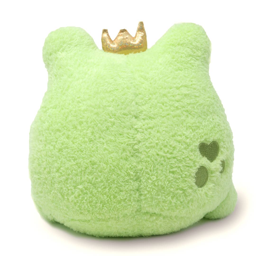 Cuddle Barn, Inc. - Vente Peluche – enfant et bébé - Wawa le Prince (peluche douce grenouille verte kawaii)2