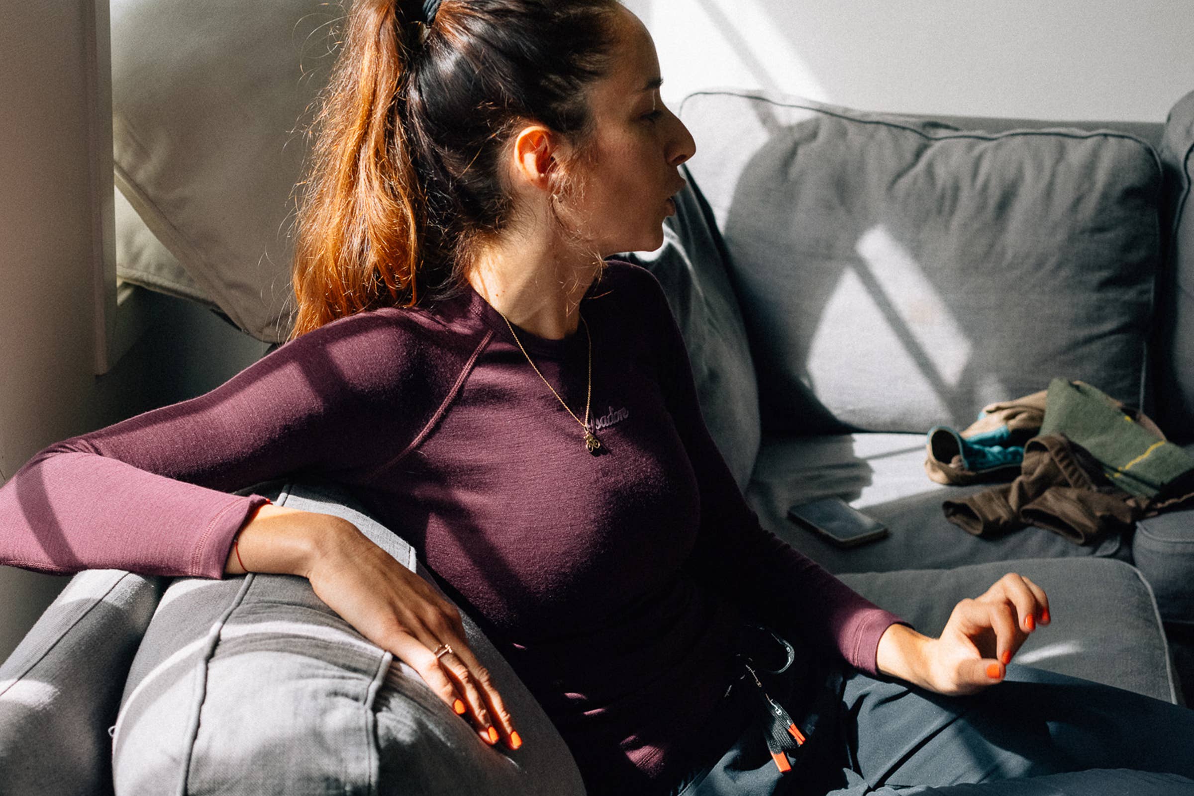 Isadore Apparel - Wholesale Athletic Top - Women's - Women's Merino Long Sleeve Baselayer2