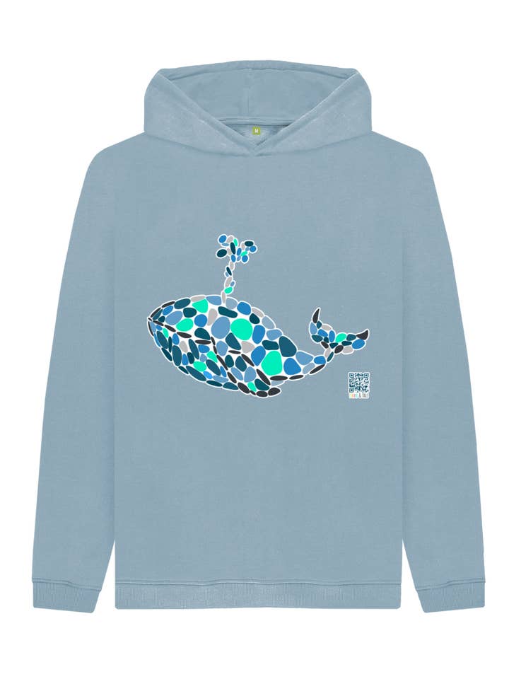 Blue Whale Hoodie für Kinder für den Großhandel von Dodo & Pals