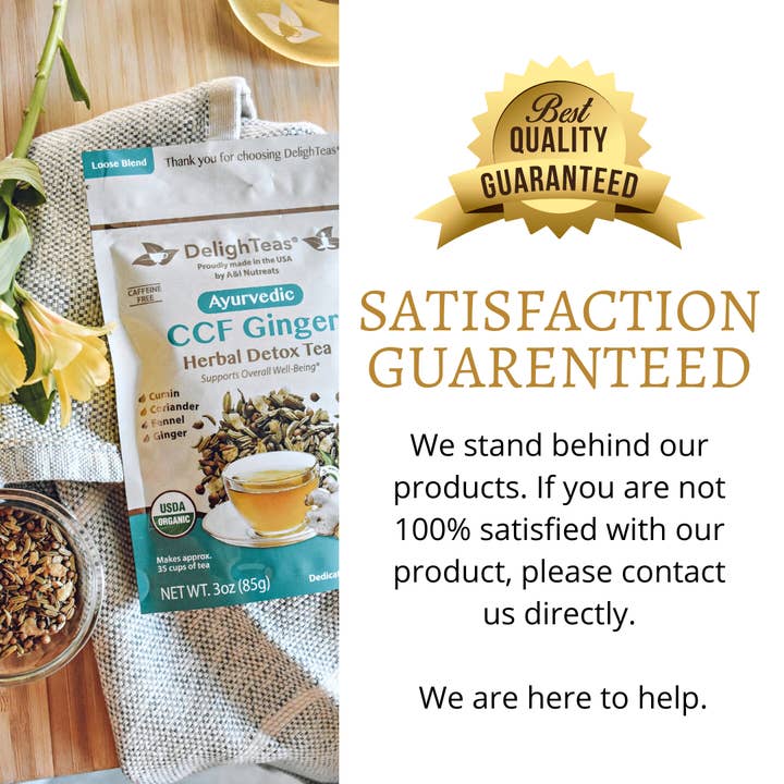 DelighTeas® - Wholesale Loose Tea - Ayurvedic CCF + Ginger - Loose Tea6