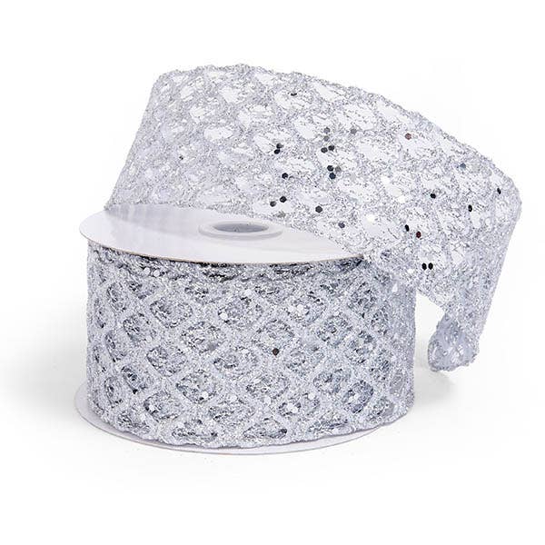 Nashville Wraps - Wholesale Ribbon - Gift Wrapping - Wired Glittered Ribbon2