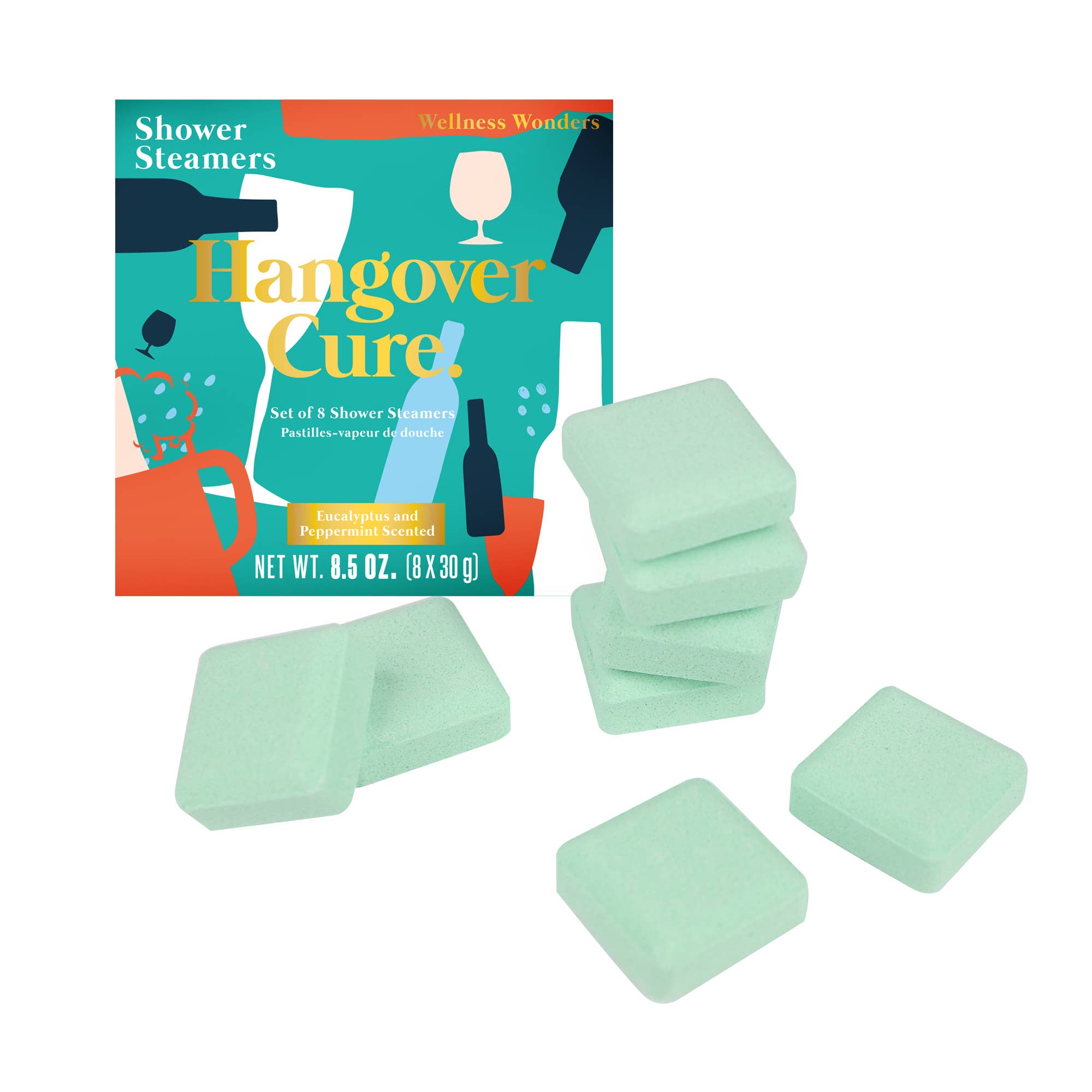 Gift Republic - Wholesale Shower Steamer/Bomb - Shower Steamers Hangover Cure - Unisex Style6