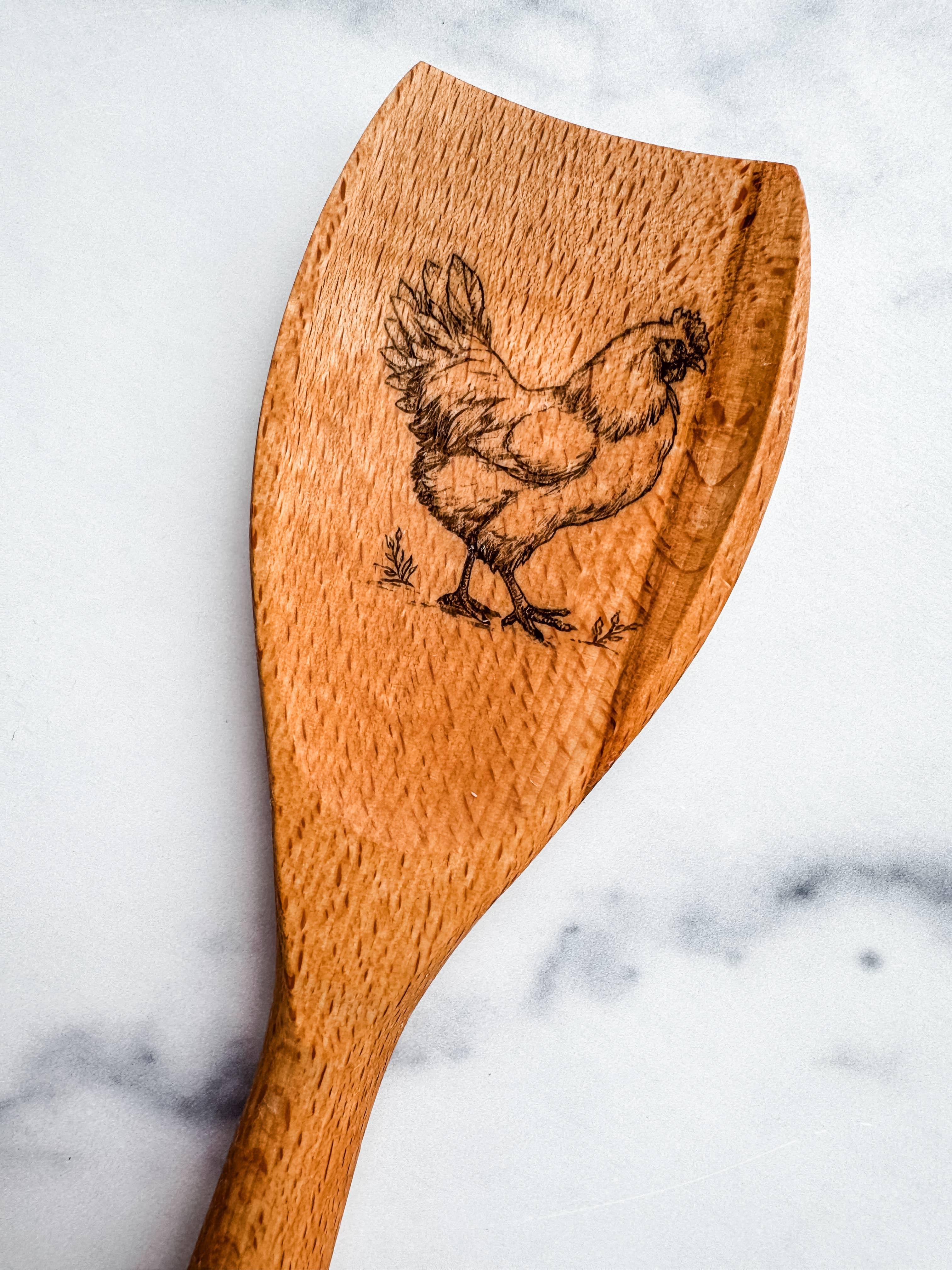 Wood & Ash - Wholesale Kitchen Spoon - Farm Animal Wooden Spoons6