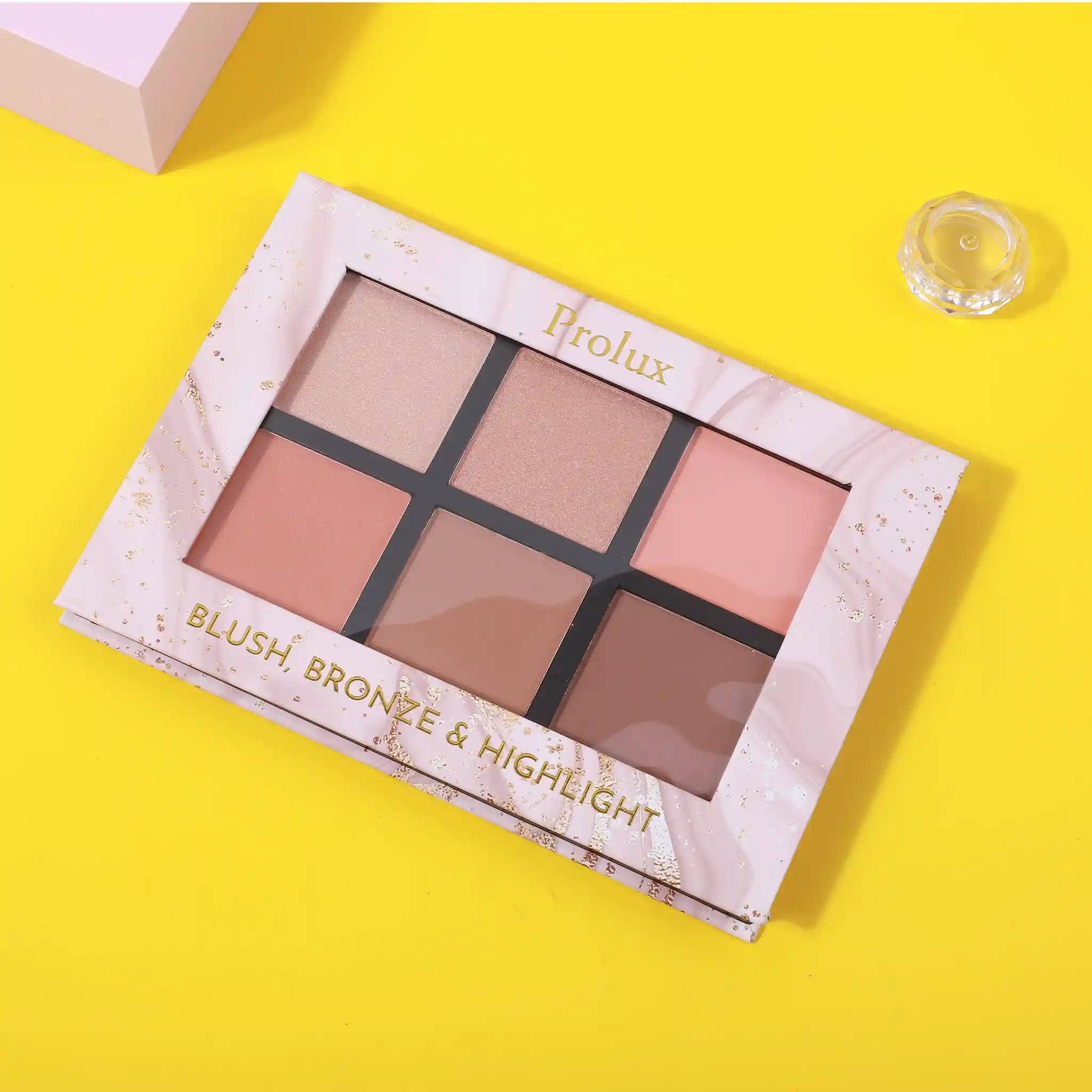 Efon International Corp. - Wholesale Bronzer - Blush Bronze & Highlight Palette For Contour & Glow Palette3