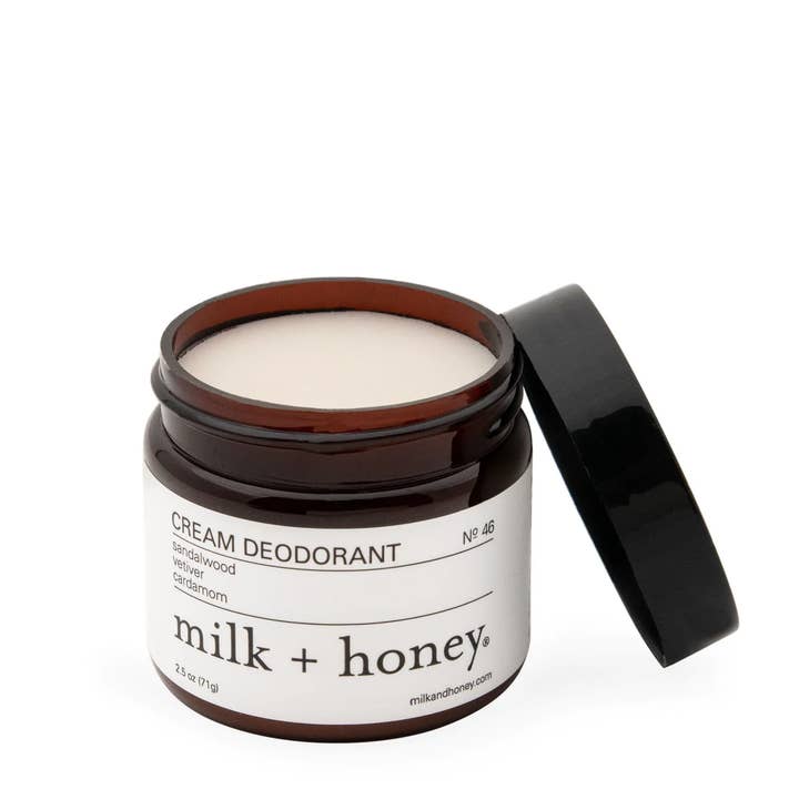 Milk and Honey - Wholesale Deodorant - Unisex - Cream Deodorant, Nº 46 Sandalwood, Vetiver, Cardamom