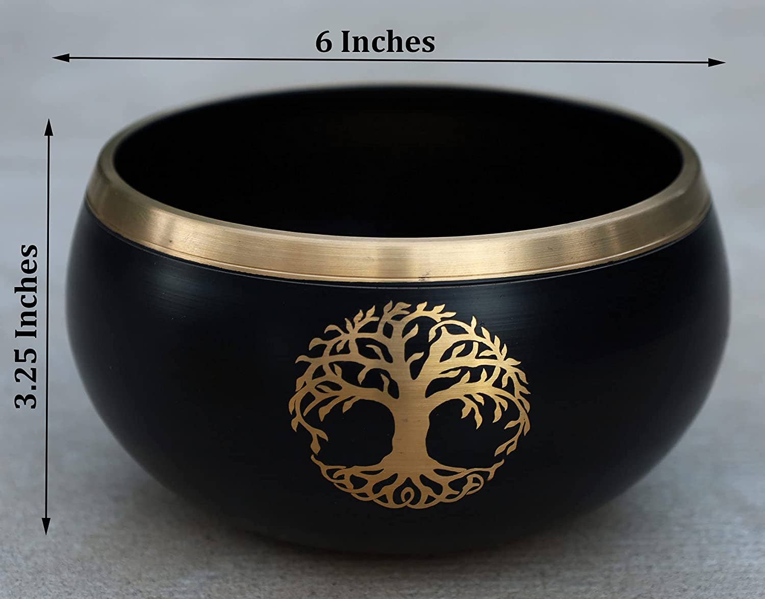 Lungta Imports – Großhandel Meditationszubehör – Tibetischer Lebensbaum Klangschalen-Kissen-Set ~ für Meditation, Yoga, spirituelle Heilung und Achtsamkeit ~ extra groß3