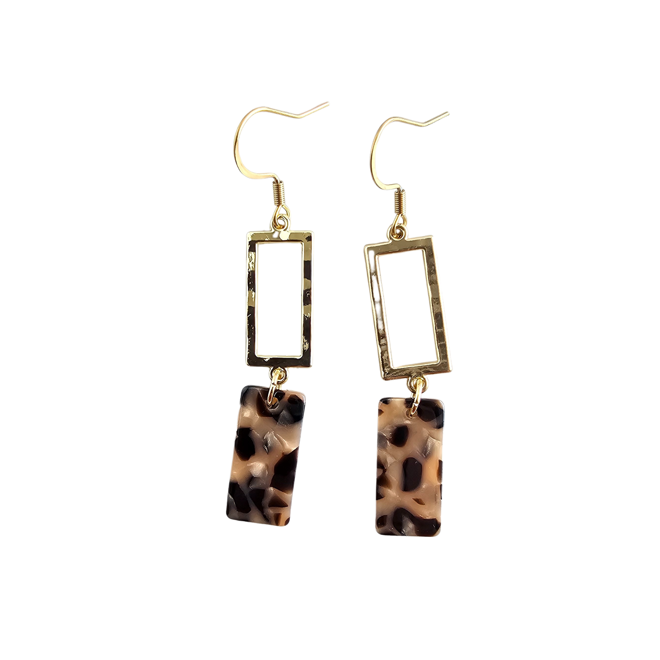 Spiffy & Splendid - Wholesale Dangle Earrings - Raya Earrings - Cheetah // Jewelry, Fall5