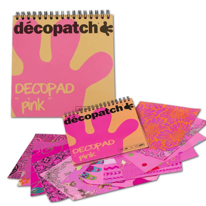 Exaclair - Wholesale Craft Supplies - Decoupage Paper Pad by Decopatch® - Six Varieties