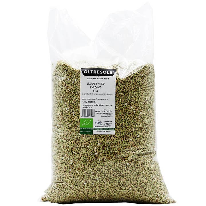 Oltresole - Vendita all'ingrosso Cereali integrali - Grano Saraceno Bio 5 Kg