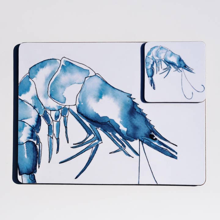SeaKisses - Wholesale Coasters - SeaLife Prawn Coaster3