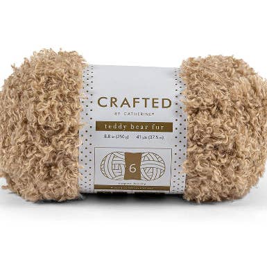 Teddy Bear Yarn | 8.8oz/250g | Super Bulky #6 | Pack of 4 for wholesale by Crafted by Catherine