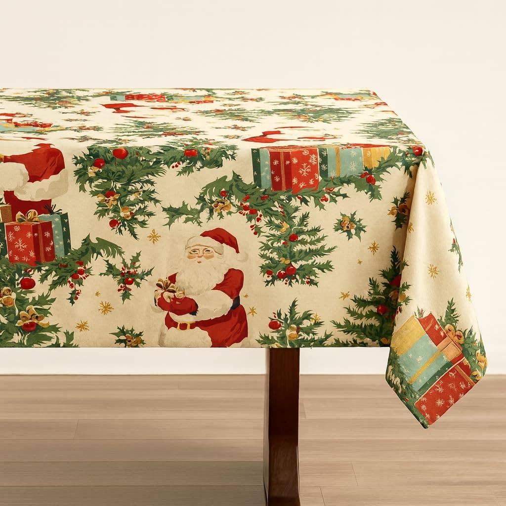 Fennco Styles - Vente Nappes - Nappe de Noël au design classique0