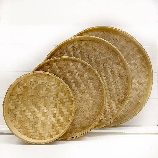 ByBazz – Engroshandel Pyntebakke – Bambusbakke sæt med fire størrelser2