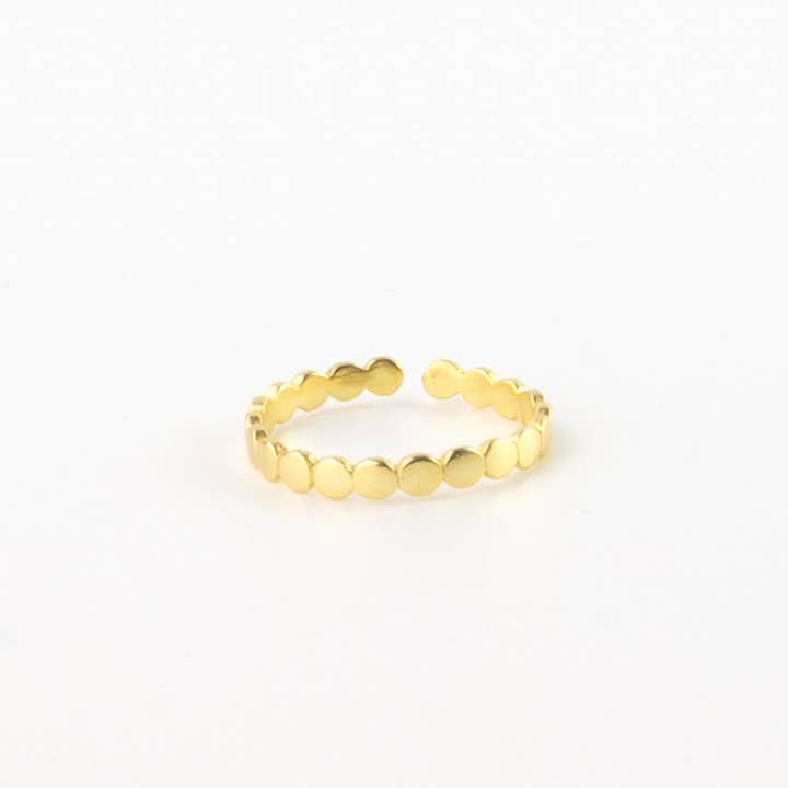 Pineapple Island – wholesale Band/stacked ring – Dainty Circle Adjustable Ring3