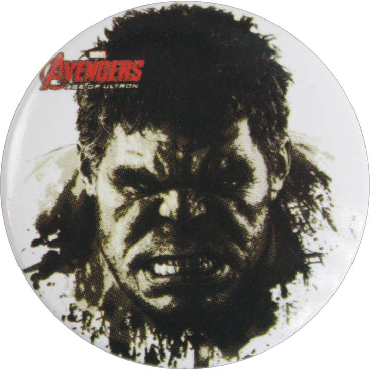 Anhefttaste - 1,25 Zoll - Incredible Hulk - Angry für den Großhandel von Square Deal Recordings & Supplies