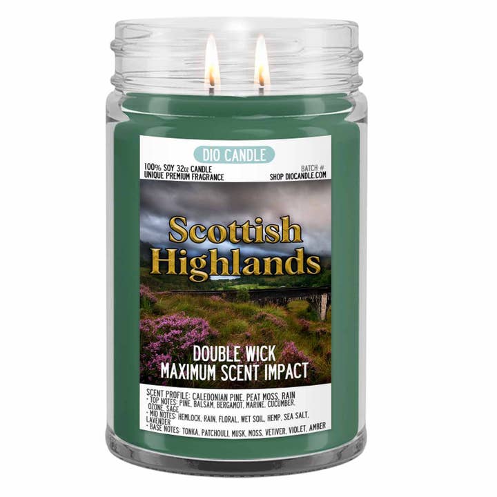 Dio Candle Company - Wholesale Jar/Filled Candle - Scottish Highlands Candle1