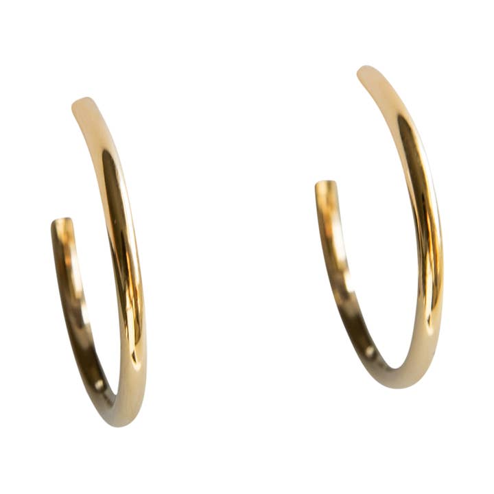 Medium Hoop, Gold for wholesale by ELISABETH SILVERMAN