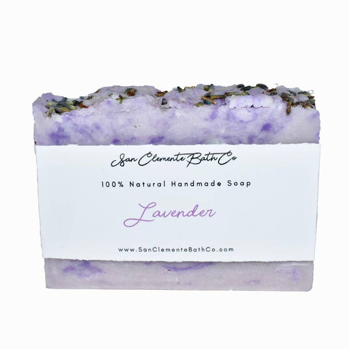 Lavender Bar Soap for wholesale by San Clemente Bath Company
