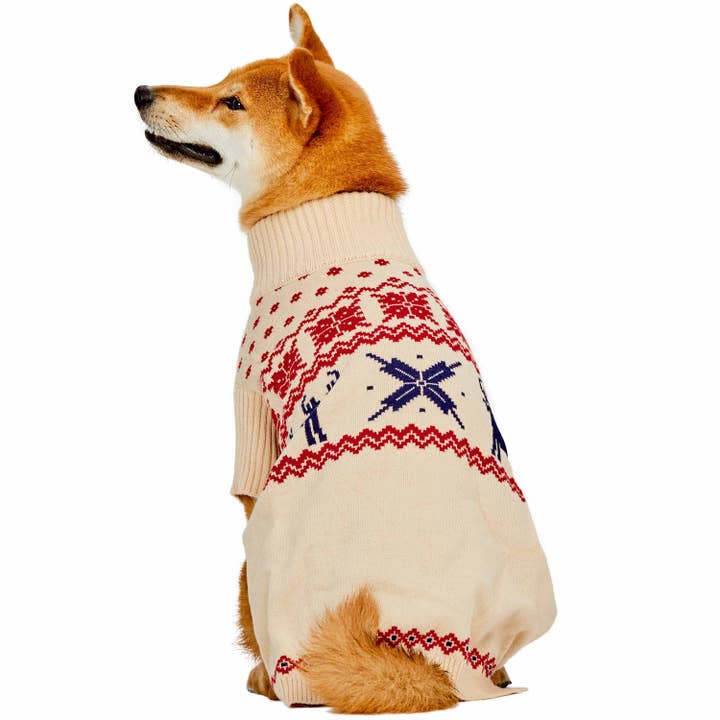 Blueberry Pet - Wholesale Pet Sweater - Dog - Custom-Knit & Dyed Christmas Snowflake Sweater - 6 Design 16