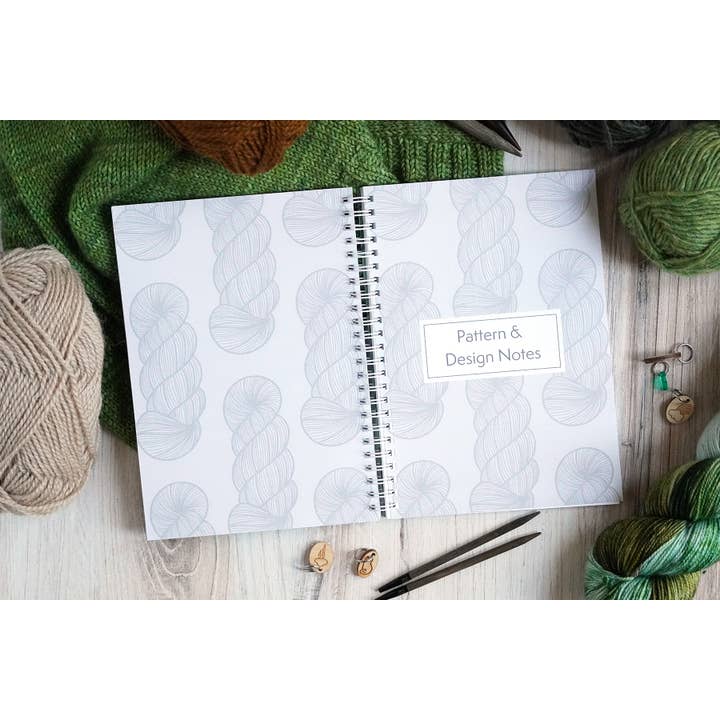Bri Larson Art - Wholesale Knitting/Crochet Supplies - The Knitter's Design & Project Notebook / Forest