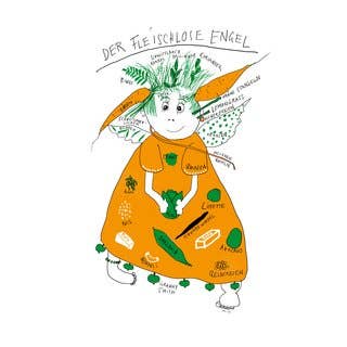 towel The Meatless Angel for wholesale by i4art