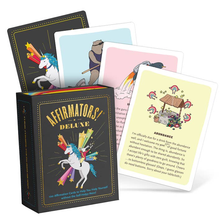 Knock Knock - Wholesale Tarot Cards - Affirmators!® Deluxe Deck: 100 Affirmation Cards