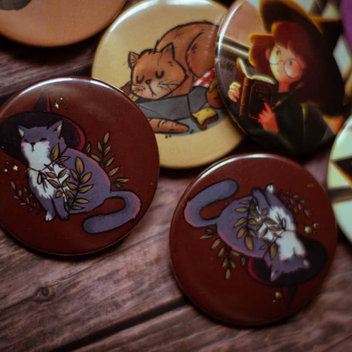 ClementineDraws - Wholesale Lapel Pin/Button - Button Pins11