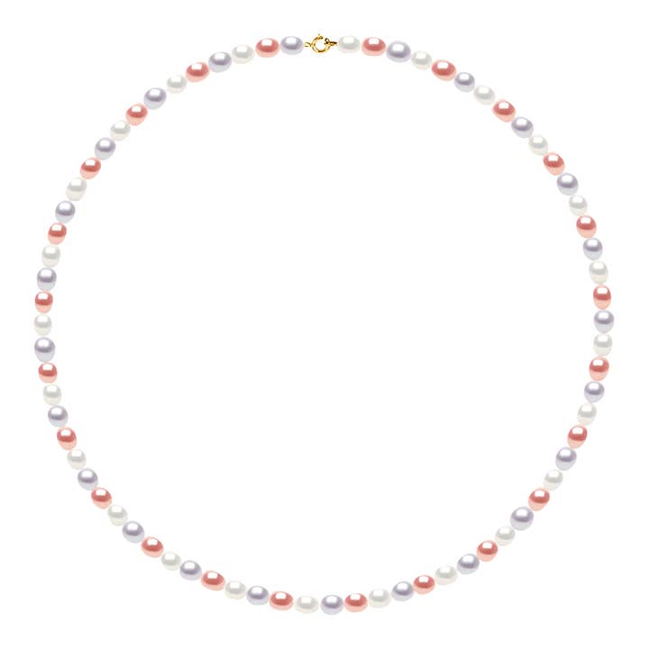 Collier En Véritables Perles De Culture D'Eau Douce pour la vente par Mitzuko