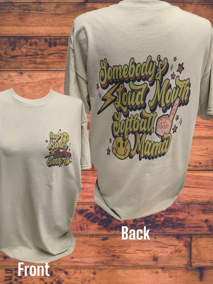 Qualcuno sta parlando a voce alta di softball, mamma per la vendita all'ingrosso da parte di 478 Designs