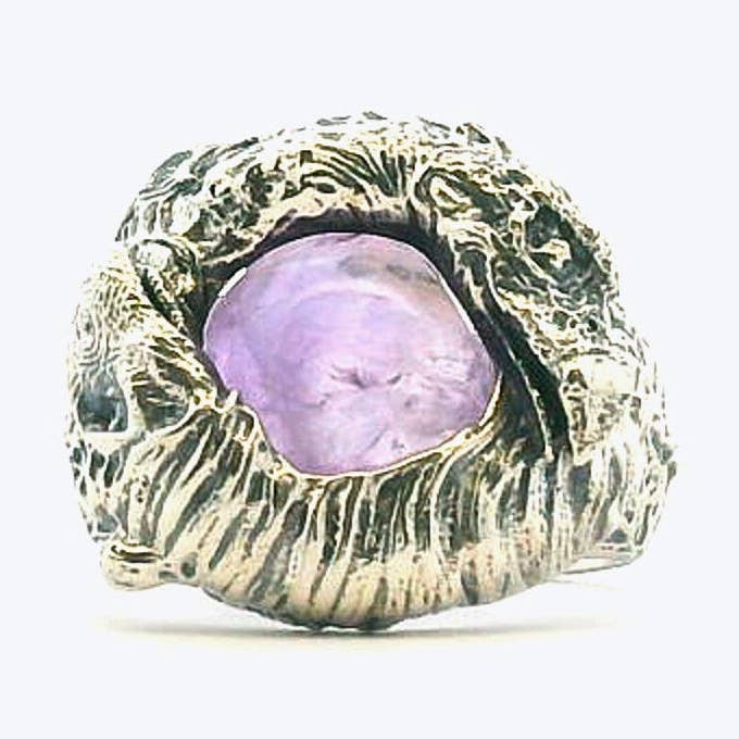 The Dark Crystal™ Skeksis & Mystic Ring with Amethyst (Sterling Silver) for wholesale by LICENSED TO CHARM