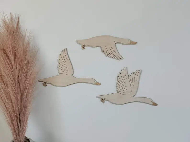 Arrow Town Designs - Wholesale Wall Accent - Flying Wooden Geese Wall Decor – Set of 3
0