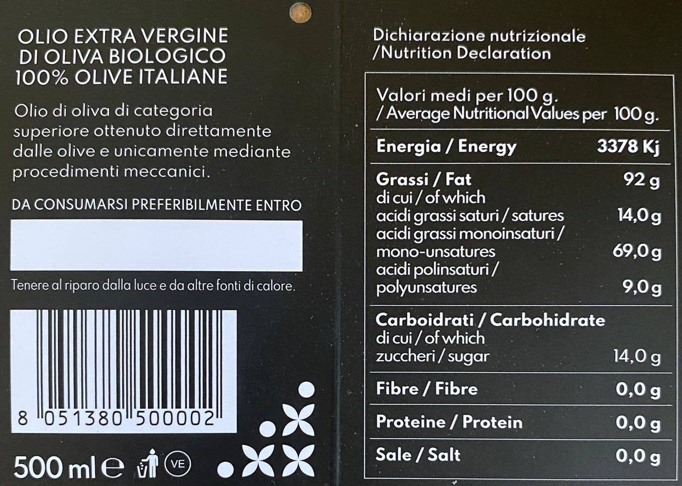 Olio Cascavilla - Wholesale Olive Oil - ORGANIC EXTRA VIRGIN OLIVE OIL9