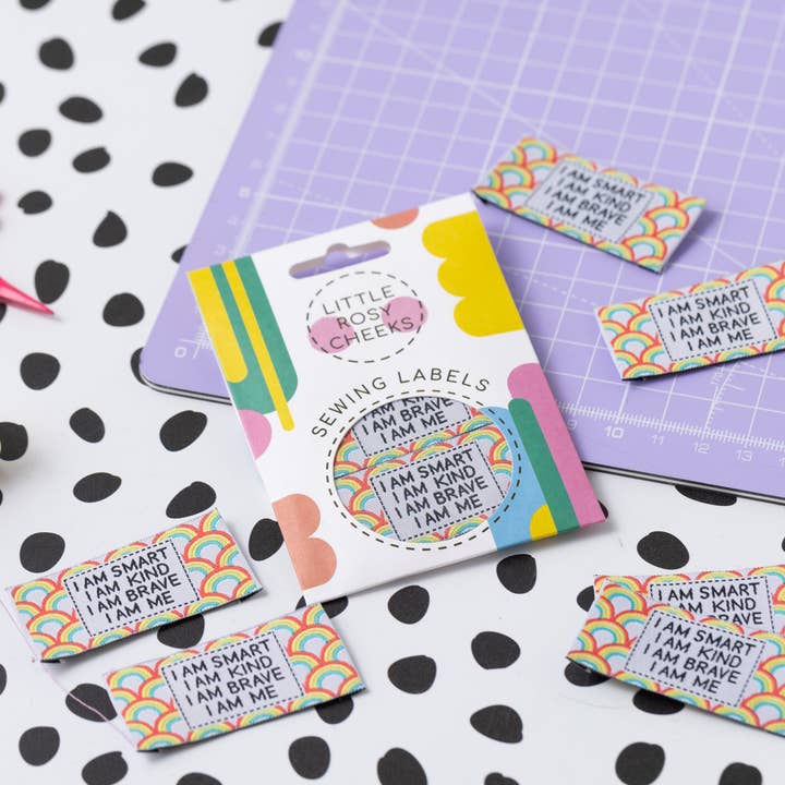 Little Rosy Cheeks - Wholesale Fabric - I AM ME - Sewing Labels Tags2