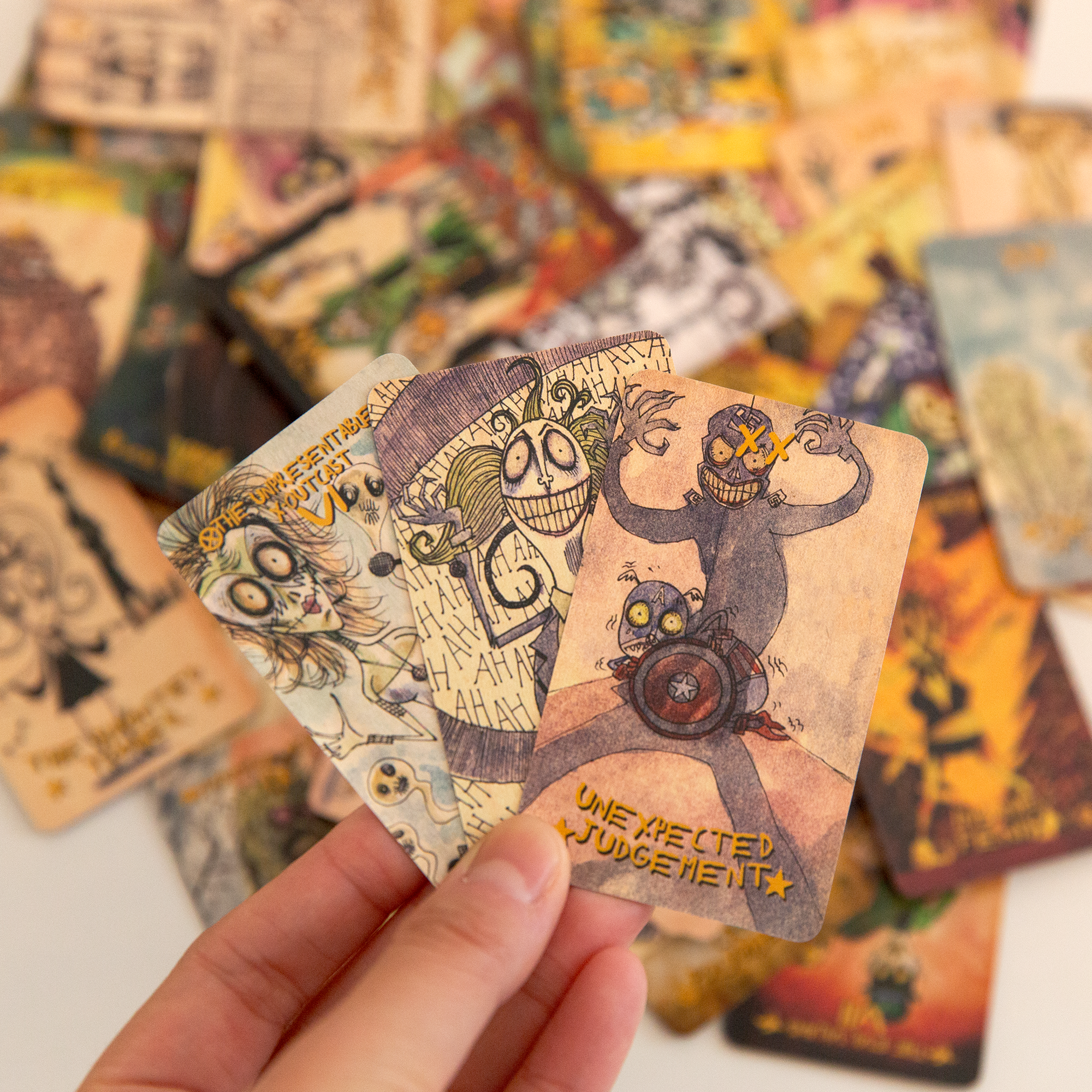 Vermilion Collection - Wholesale Tarot/Oracle Card - Superheroes Parody Mini Tarot12