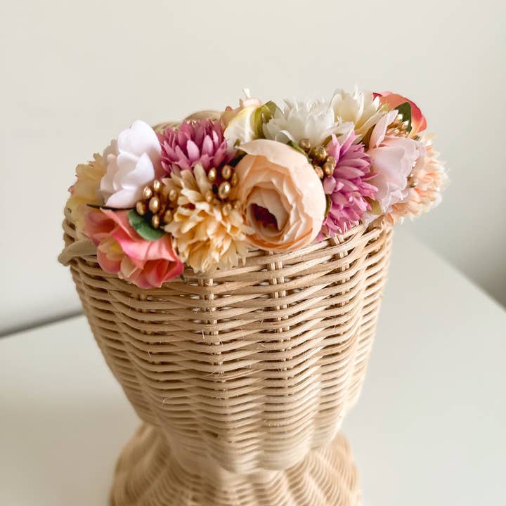 Ribbon Republic - Wholesale Fashion headband – women's - Sunset | Flower Crown2