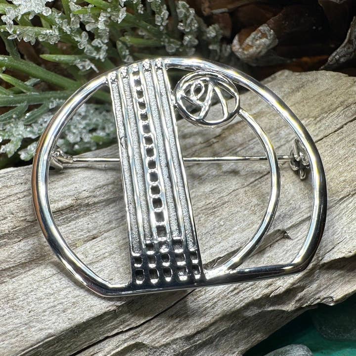 Myra Scottish Mackintosh Rose Brooch for wholesale by Celtic Crystal Designs Jewelry & Gifts