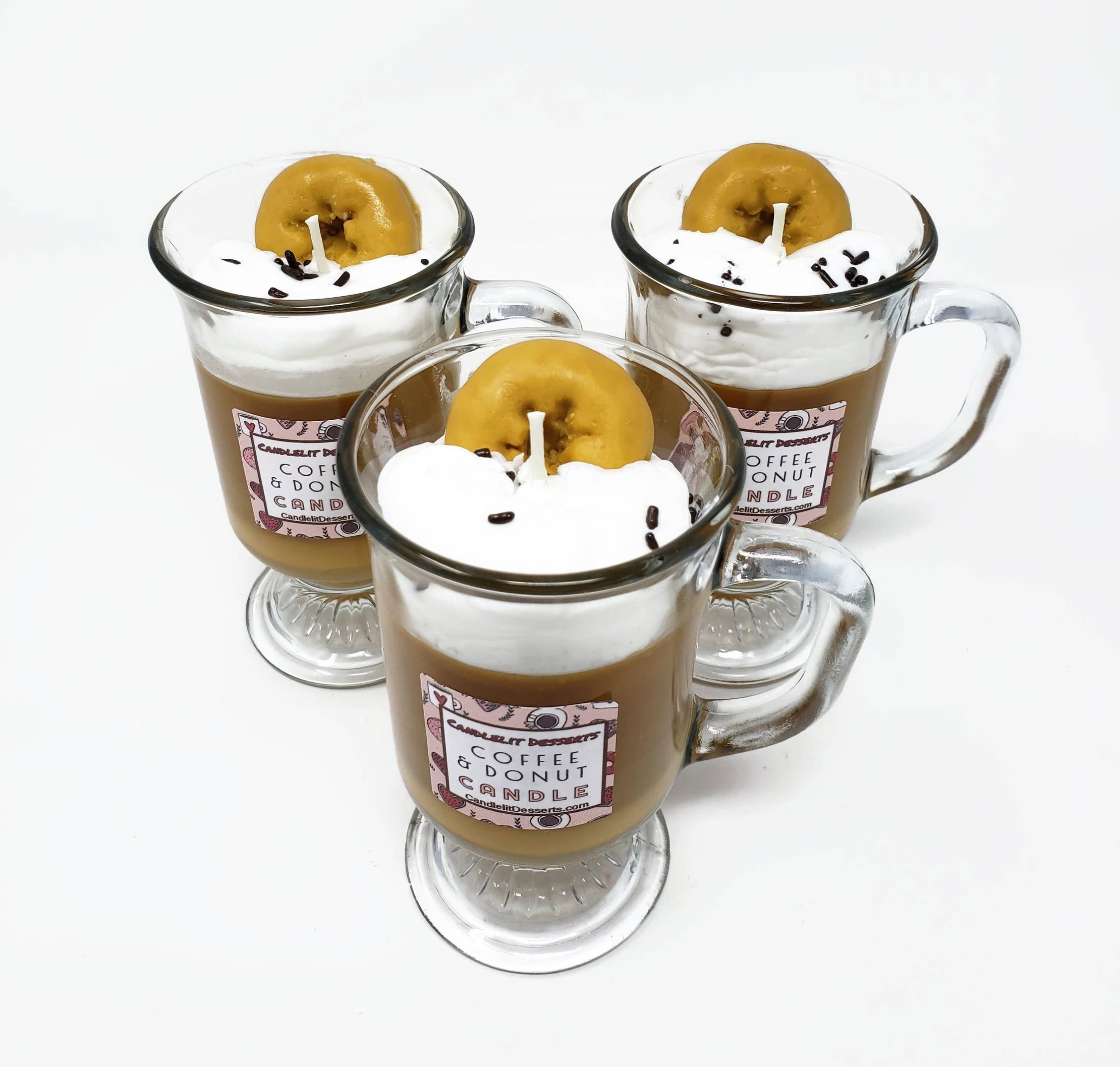 Candlelit Desserts - Wholesale Novelty Candle - Coffee & Donut Candle1