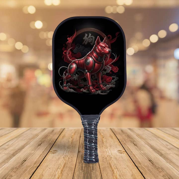 Perro - Zodiaco chino - Pala de pickleball para venta al por mayor de The Mad Pickler