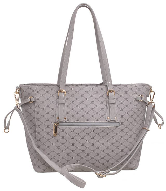 Bessie London - Wholesale Shoulder Bag - Women's - MONOGRAM 2 IN 1 SHOULDER BAG13