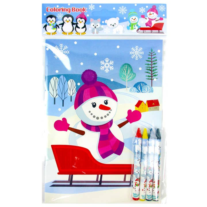 Tiny Mills - Vente Livre de coloriage et d'activités pour enfants et bébés - Livres à colorier de Noël avec des crayons - 12 Se3