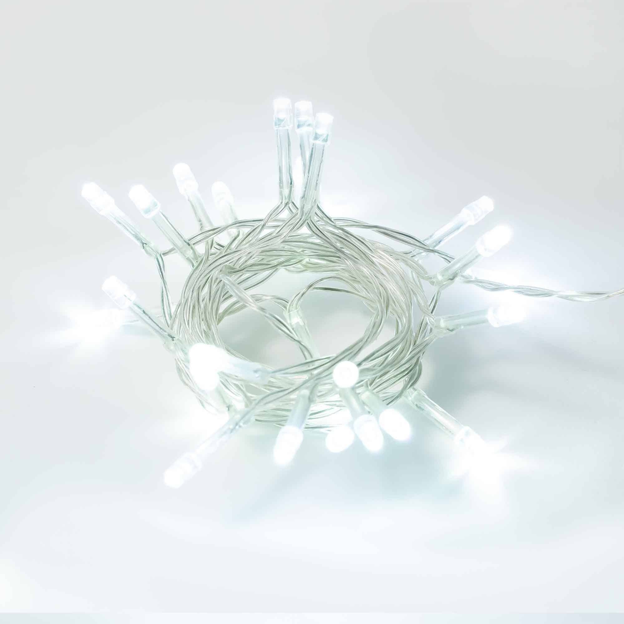 Portofino International Trading, USA - Vente Guirlandes lumineuses - Lumières scintillantes à LED de 8 pieds0