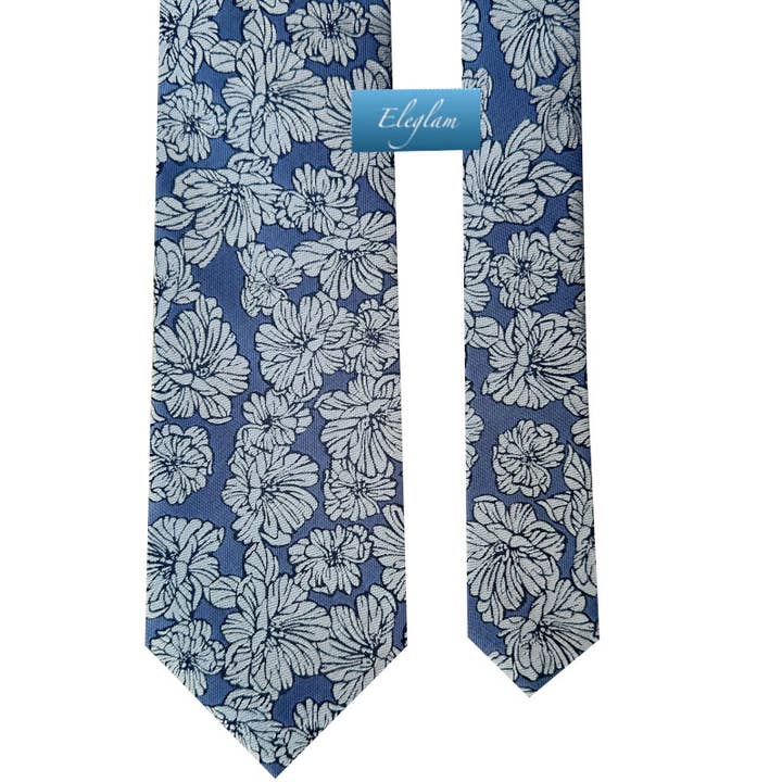 C73 GRAVATA DE FLORES por atacado de ELEGLAM