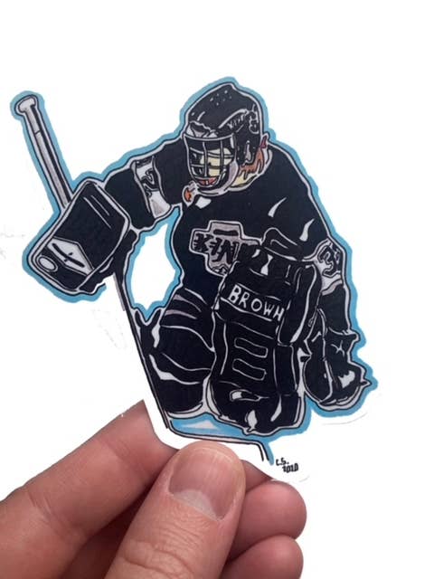 Hrudey Sticker for wholesale by Bone Jack Designs