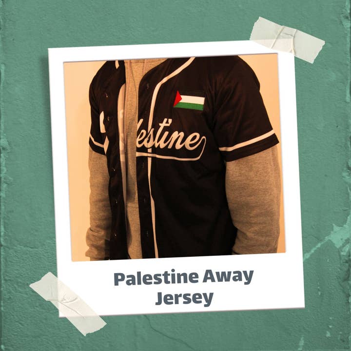 Wear The Peace - Wholesale Screen Printed T-Shirt - Men's - Palestine Baseball Away Jersey