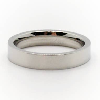 Anel minimalista prateado por atacado de Eywa Jewelry