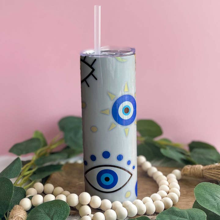 Evil Eye Tumbler for wholesale by Cups4Cuties