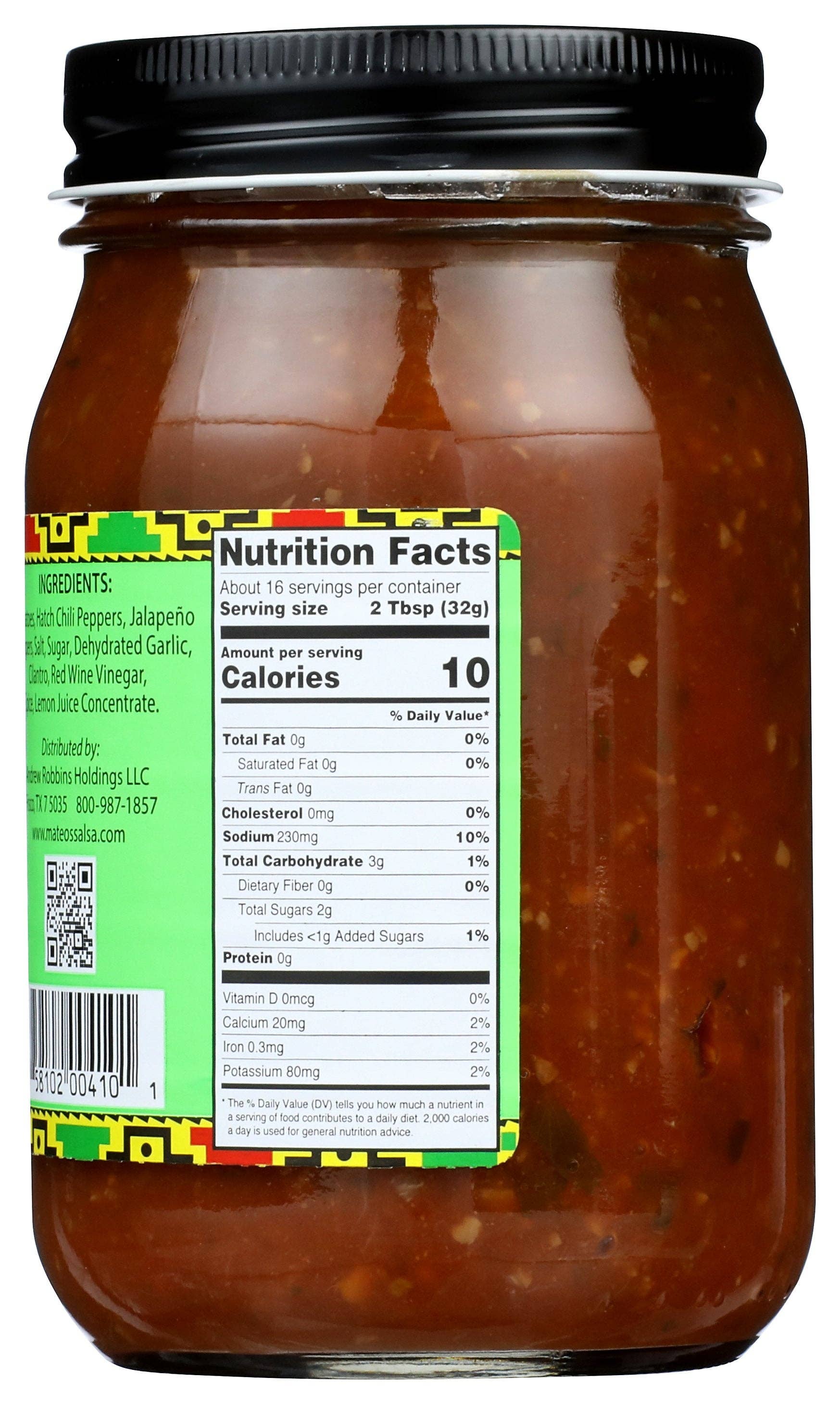 Everyday Supply Co - Wholesale Dip - Mateos Gourmet Salsa Hatch Chile - Case Of 61