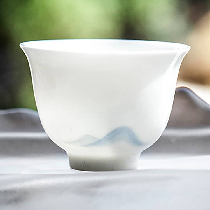 MinoCraft - Wholesale Coffee/Tea Cup - Ceramic Tea Cup in "Distant Mountains" Theme0