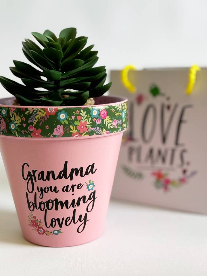 Pot011 | Avó Estás a Florescer | £3.32 Cada Um De 2 por atacado de WPL Gifts