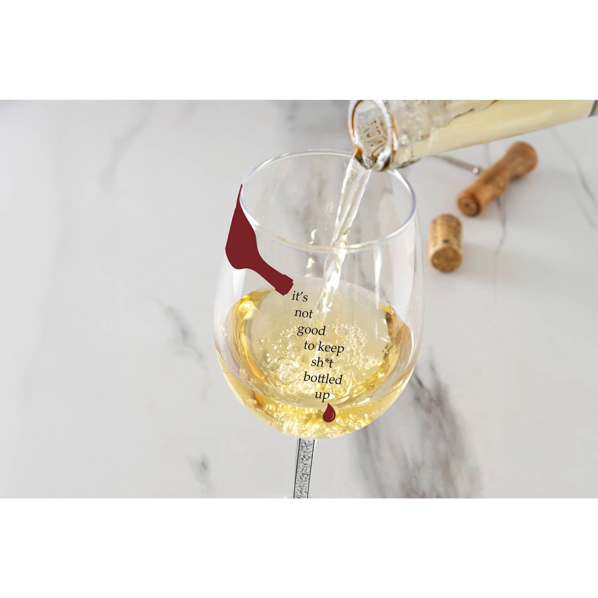 Pavilion - Wholesale Wine Glass - Bottled Up - Gift Boxed 17 oz Wine Glass1